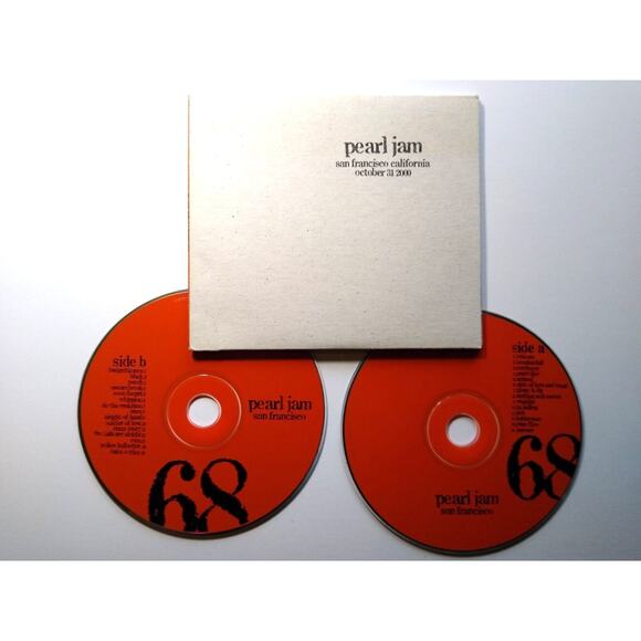Pearl Jam San Francisco California - October 31, 2000 Live CD #68 Double Grunge - Picture 1 of 4